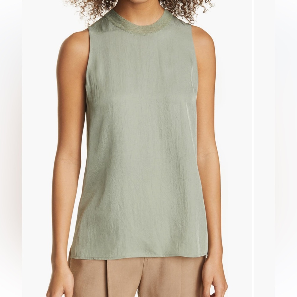Vince Ribbed Trim Tank never worn